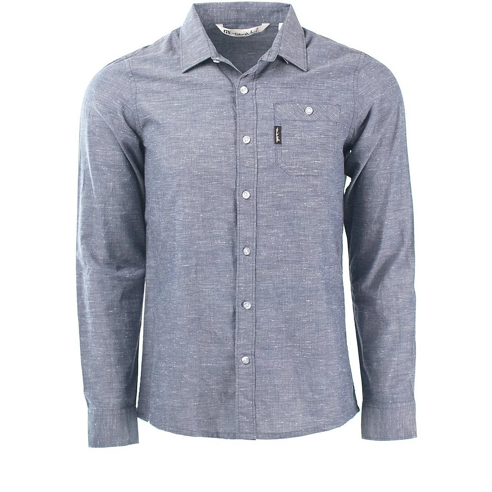Men's Theron Heathered Woven Shirt