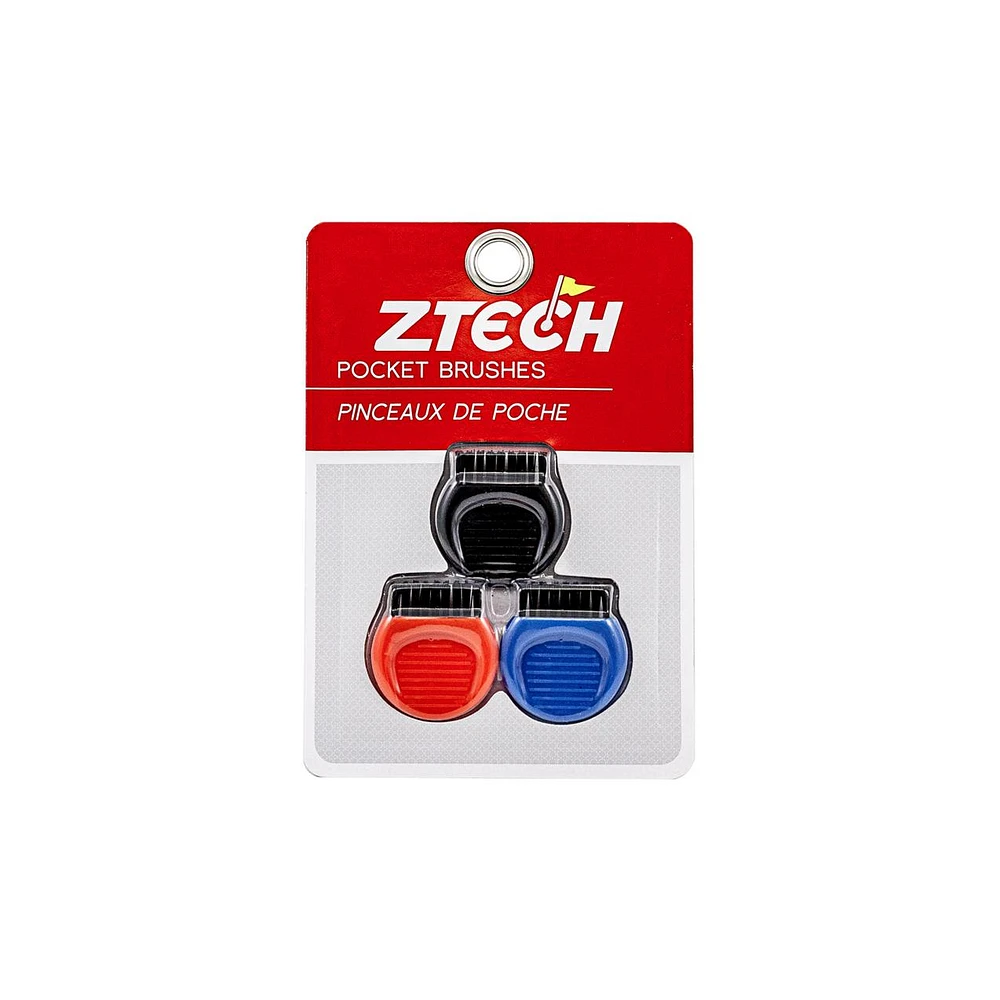 D Brush 3 pack- red, black, blue