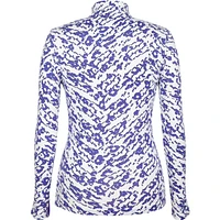Womens Adele Printed Long Sleeve Mock