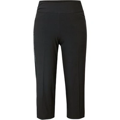 Womens Marilyn Mesh Insert PullOn Capri