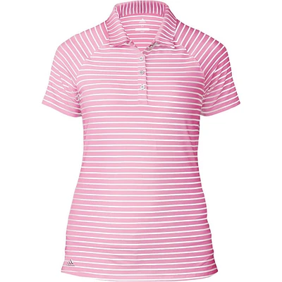 Women's Double Stripe Short Sleeve Polo