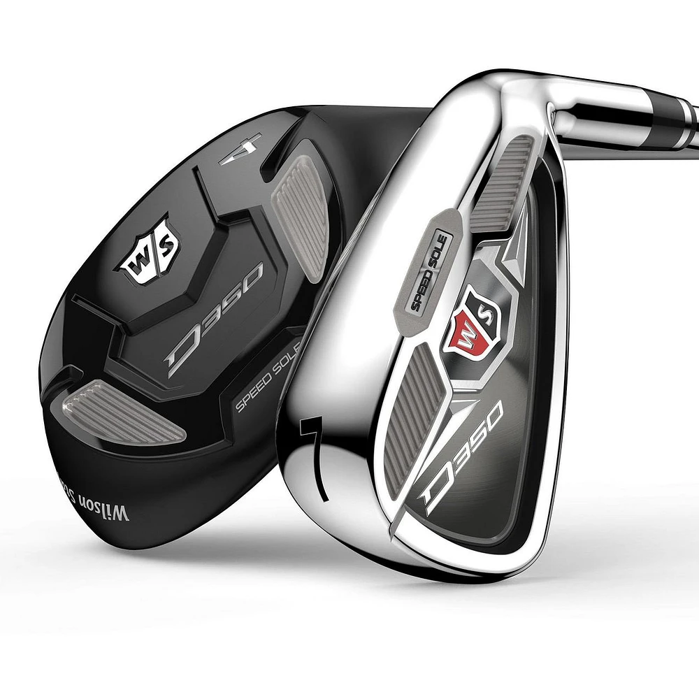 D350 4H-5H, 6-PW, GW Combo Iron Set with Graphite Shafts
