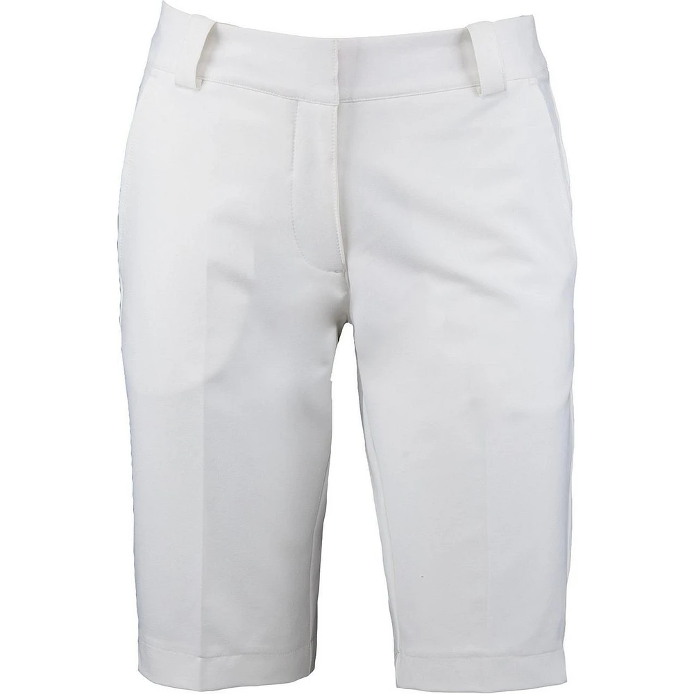 Women's Solid Fashion 11 Inch Short