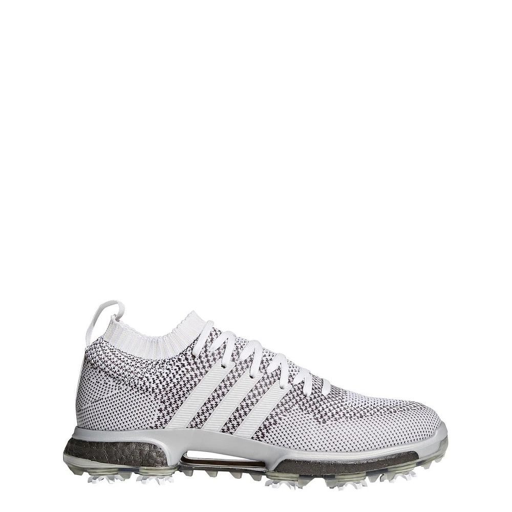 Men's Coloured Tour 360 Knit Spiked Golf Shoe - White