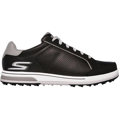 Men's Go Drive Relaxed Fit Spikeless Golf Shoe - BLK/WHT