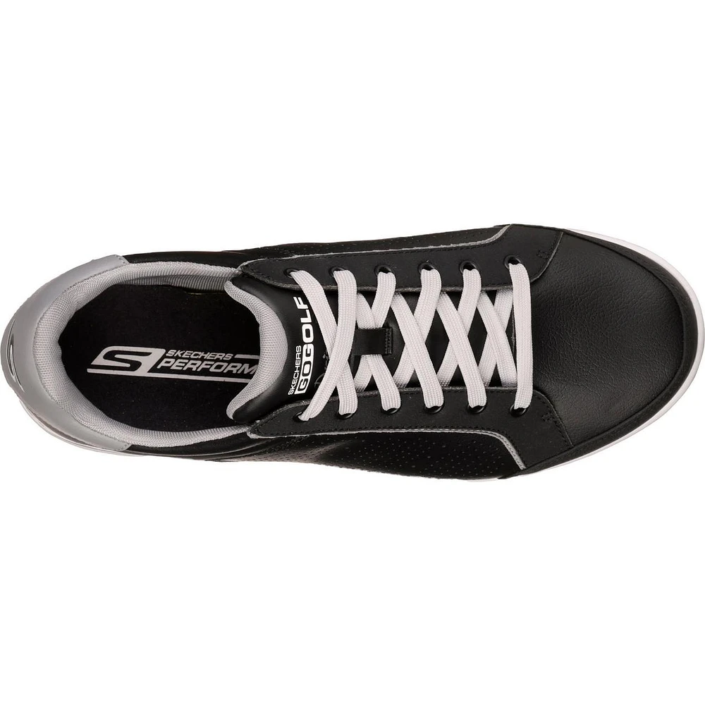 Men's Go Drive Relaxed Fit Spikeless Golf Shoe - BLK/WHT