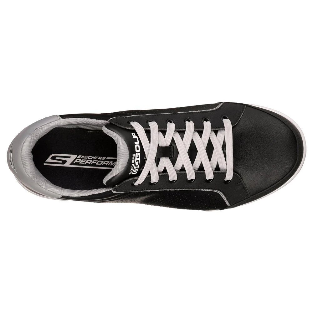 Men's Go Drive Relaxed Fit Spikeless Golf Shoe - BLK/WHT