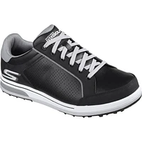 Men's Go Drive Relaxed Fit Spikeless Golf Shoe - BLK/WHT