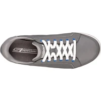 Men's Go Drive Relaxed Fit Spikeless Golf Shoe - DKGRY/BLU
