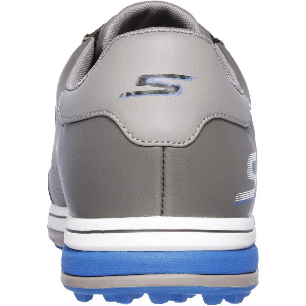 Men's Go Drive Relaxed Fit Spikeless Golf Shoe - DKGRY/BLU