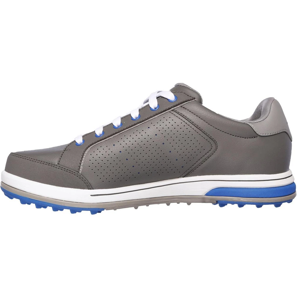 Men's Go Drive Relaxed Fit Spikeless Golf Shoe - DKGRY/BLU