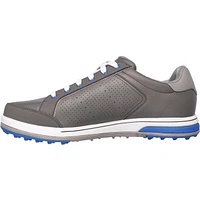 Men's Go Drive Relaxed Fit Spikeless Golf Shoe - DKGRY/BLU