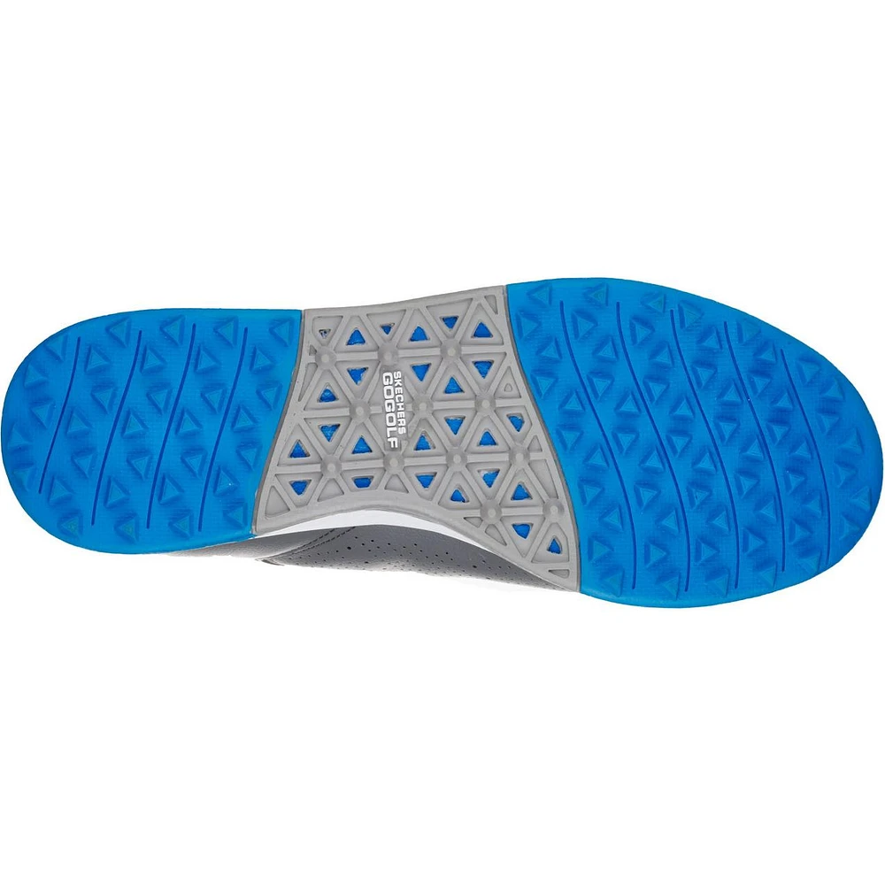 Men's Go Drive Relaxed Fit Spikeless Golf Shoe - DKGRY/BLU