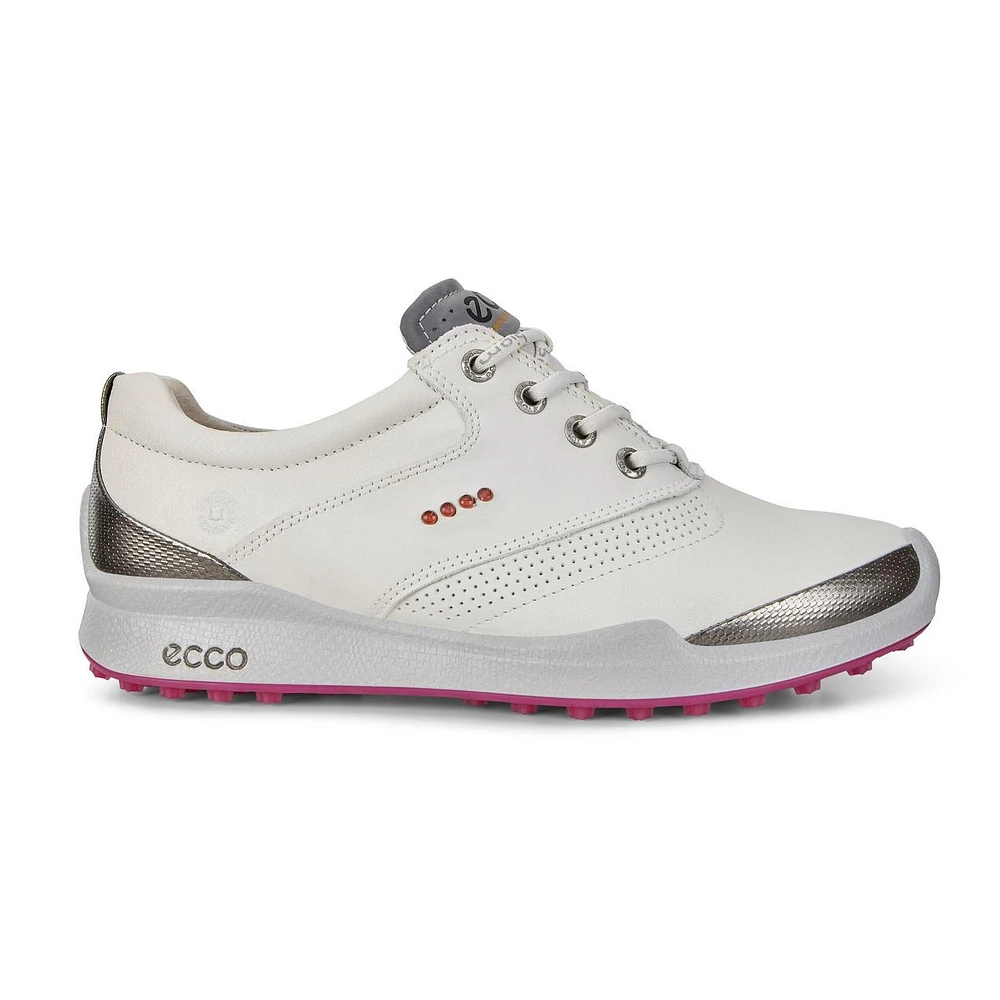 Women's Biom Hybird HM Spikeless Golf Shoe - WHT/PNK