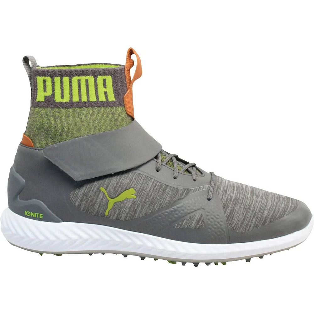 Men's Ignite Pwradapt Hi-Top Spiked Golf Shoe GRY/GRN