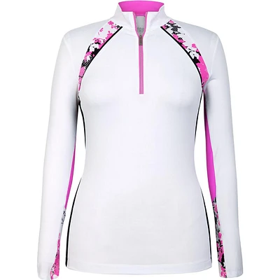 Women's Trent UPF Long Sleeve Quarter Zip Mock Top