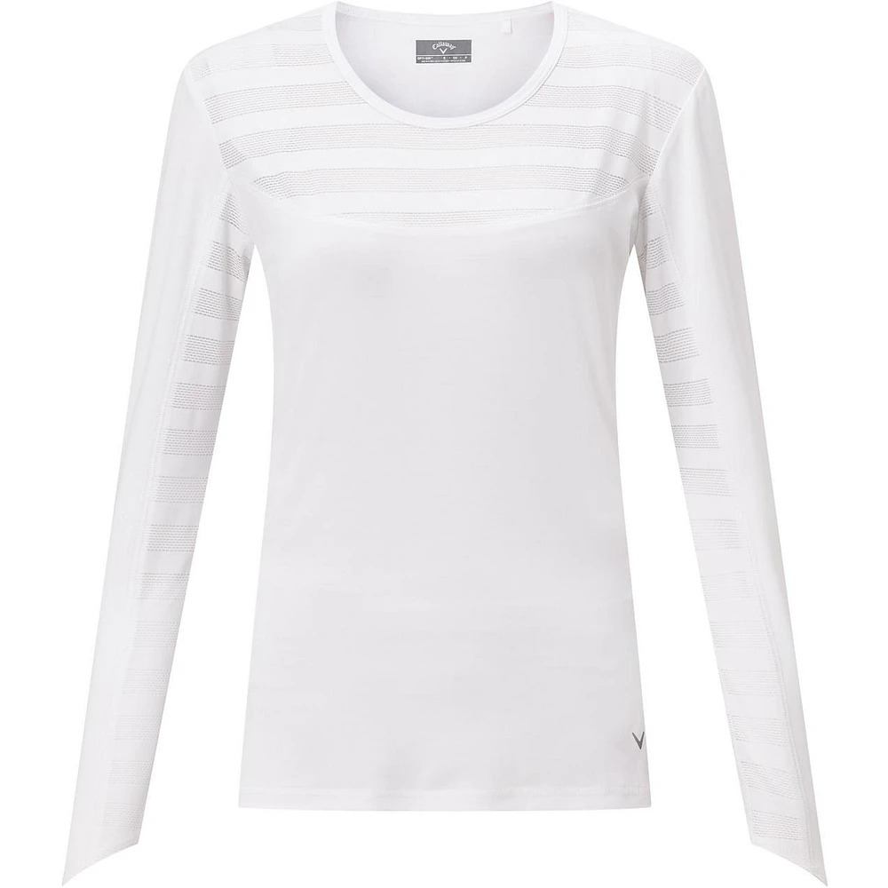 Women's Shadow Stripe Sun Protection Long Sleeve Top