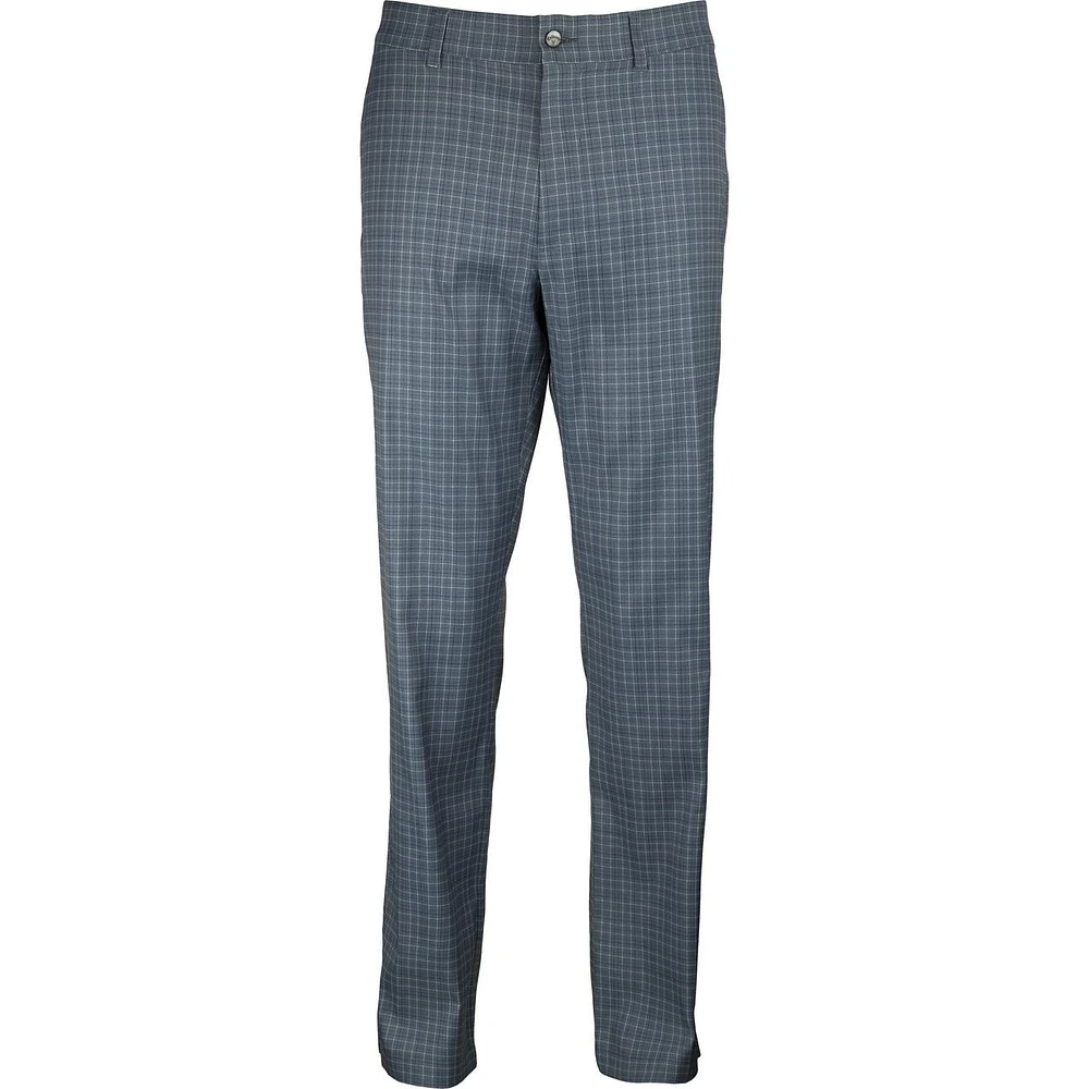 Men's Stretch Plaid Print Pants