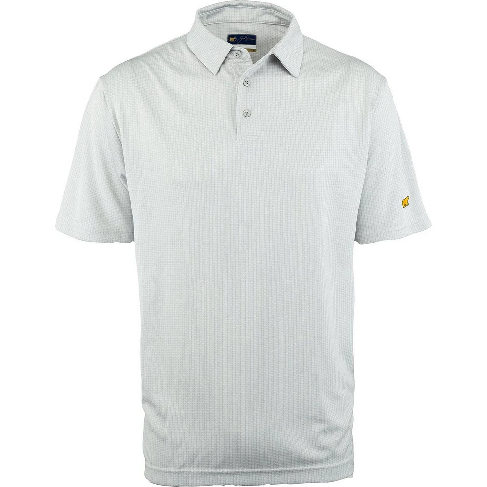 Men's Jacquard Mini Geo Short Sleeve Polo
