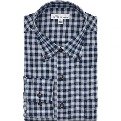 Men's Betts Performance Check Flannel Woven Long Sleeve Shirt