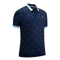 Men's Allover Pete Print Short Sleeve Stretch  Shirt
