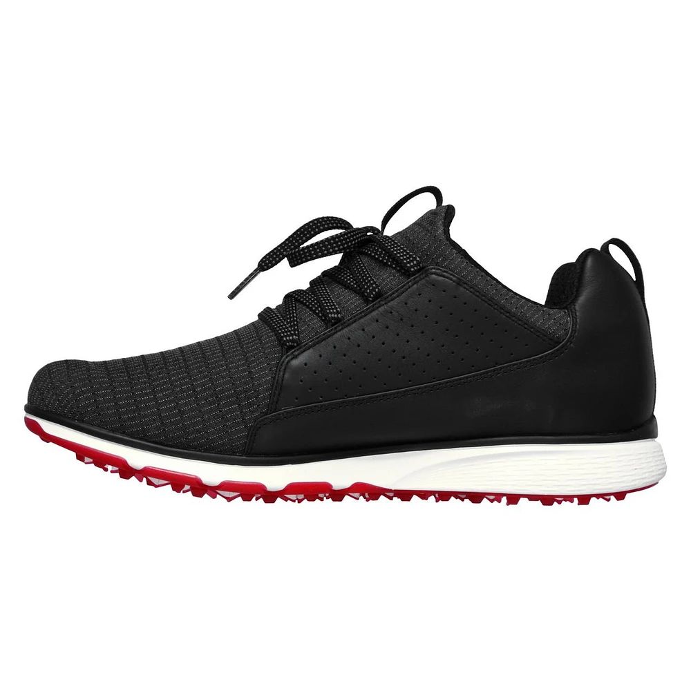 Men's Go Golf Mojo Elite Spikless Golf Shoe - BLACK/RED