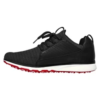 Men's Go Golf Mojo Elite Spikless Golf Shoe - BLACK/RED