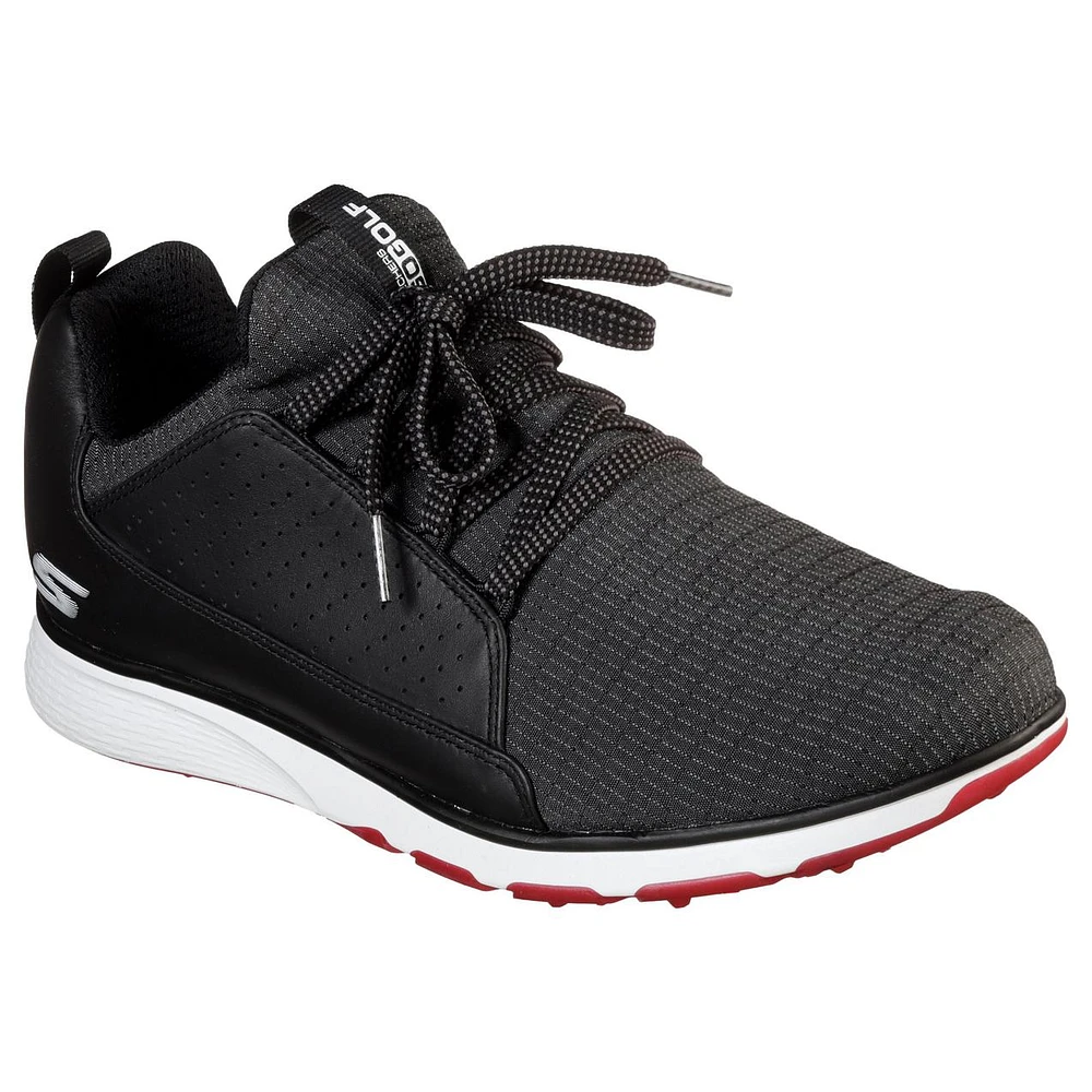 Men's Go Golf Mojo Elite Spikless Golf Shoe - BLACK/RED