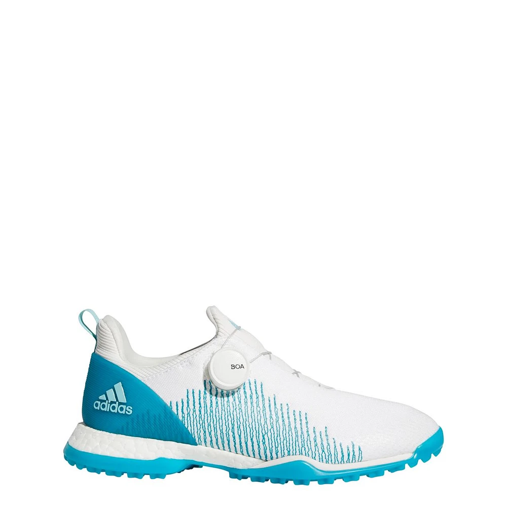 Women's Forgefiber BOA Spikeless Golf Shoe - White/Blue