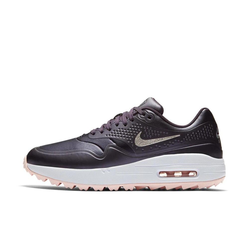 Women's Air Max 1 G Spikeless Golf Shoe - Dark Grey/Pink