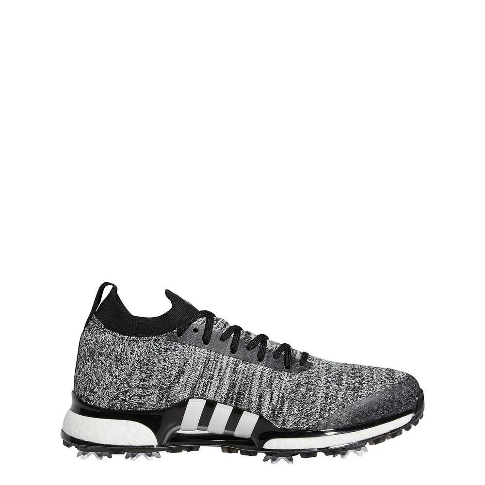 Men's Tour360 Primeknit Spiked Golf Shoes - Black/White