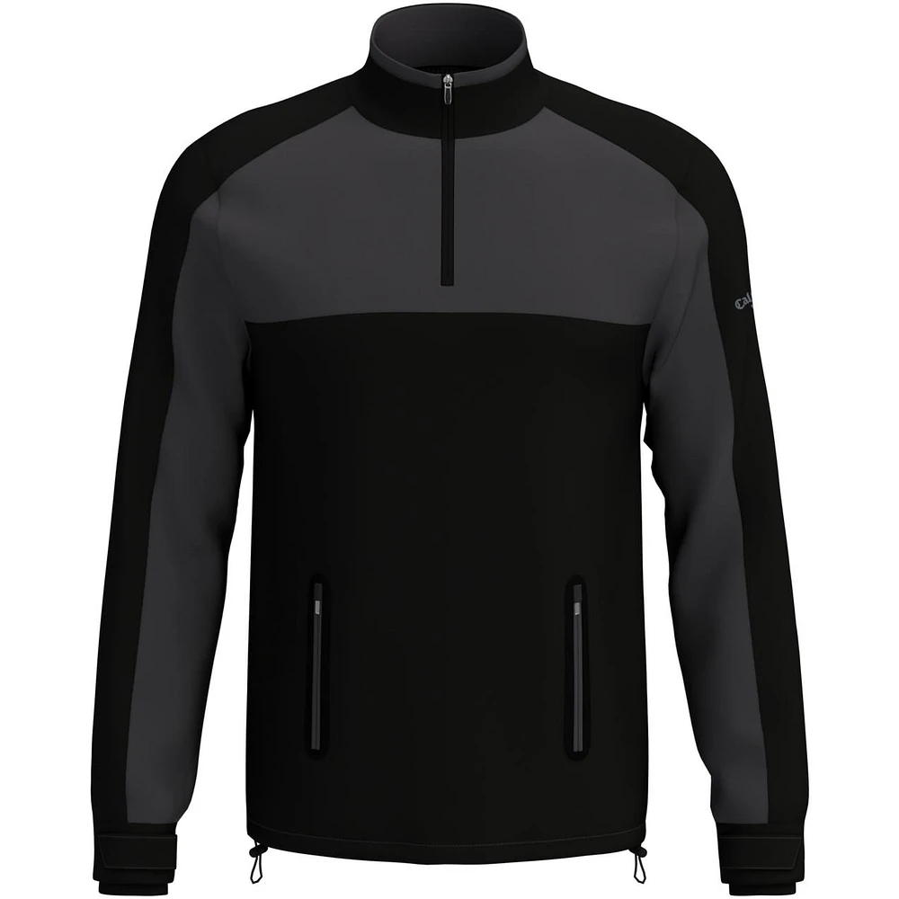 Men's Big & Tall Swing Tech Colourblock 1/4 Zip Windshirt