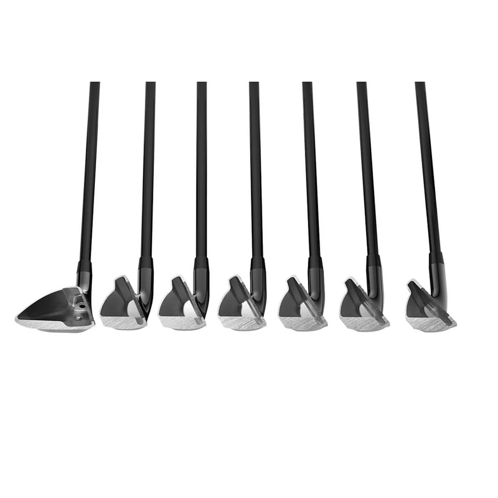 Women's T-RAIL 5H 6H 7-PW SW Iron Set with Graphite Shafts