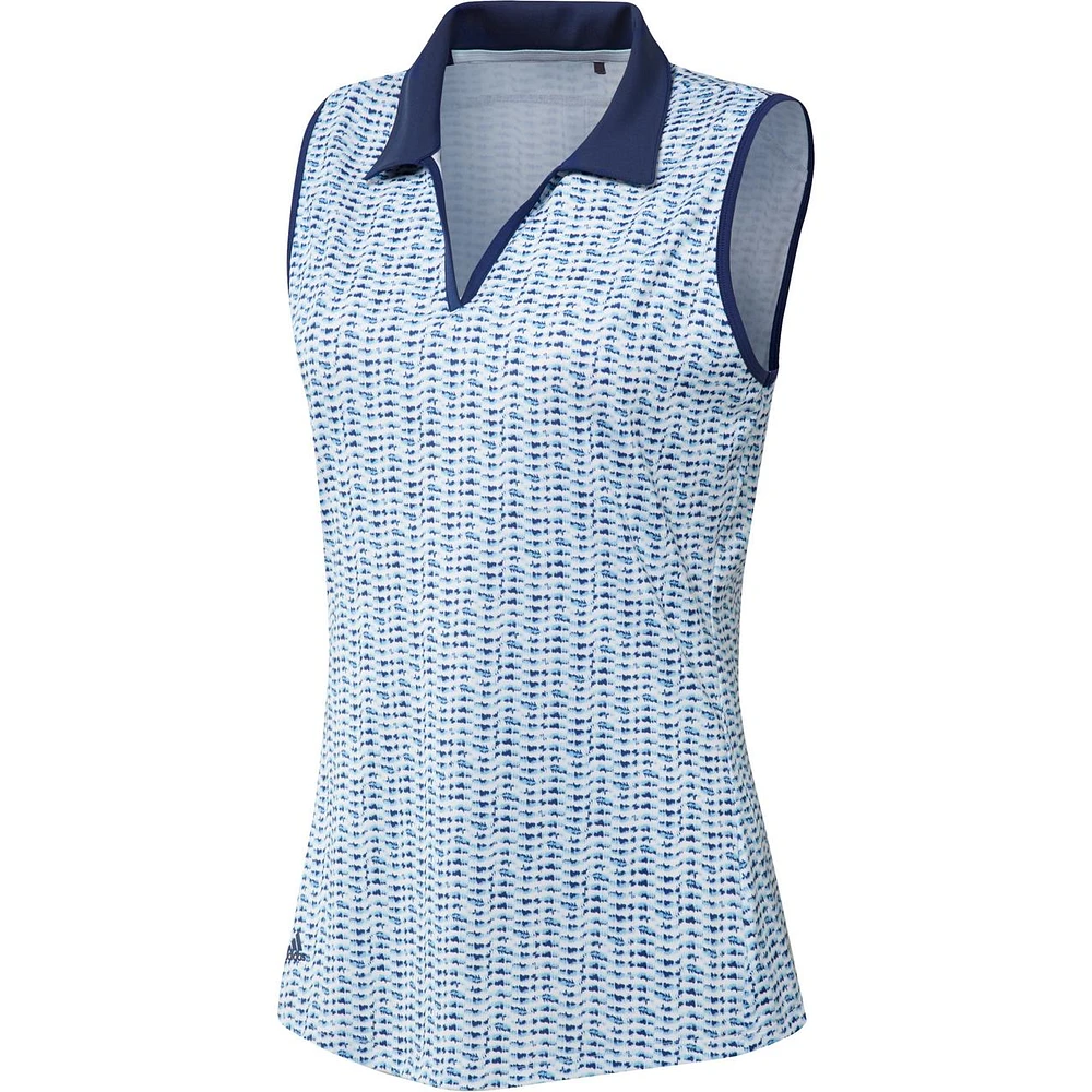 Women's Ultimate365 Printed Sleeveless Polo