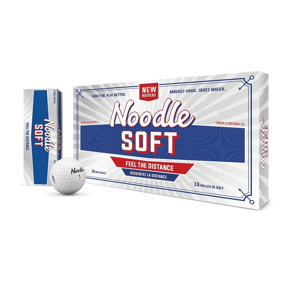 Noodle Soft Golf Balls - 15 Pack