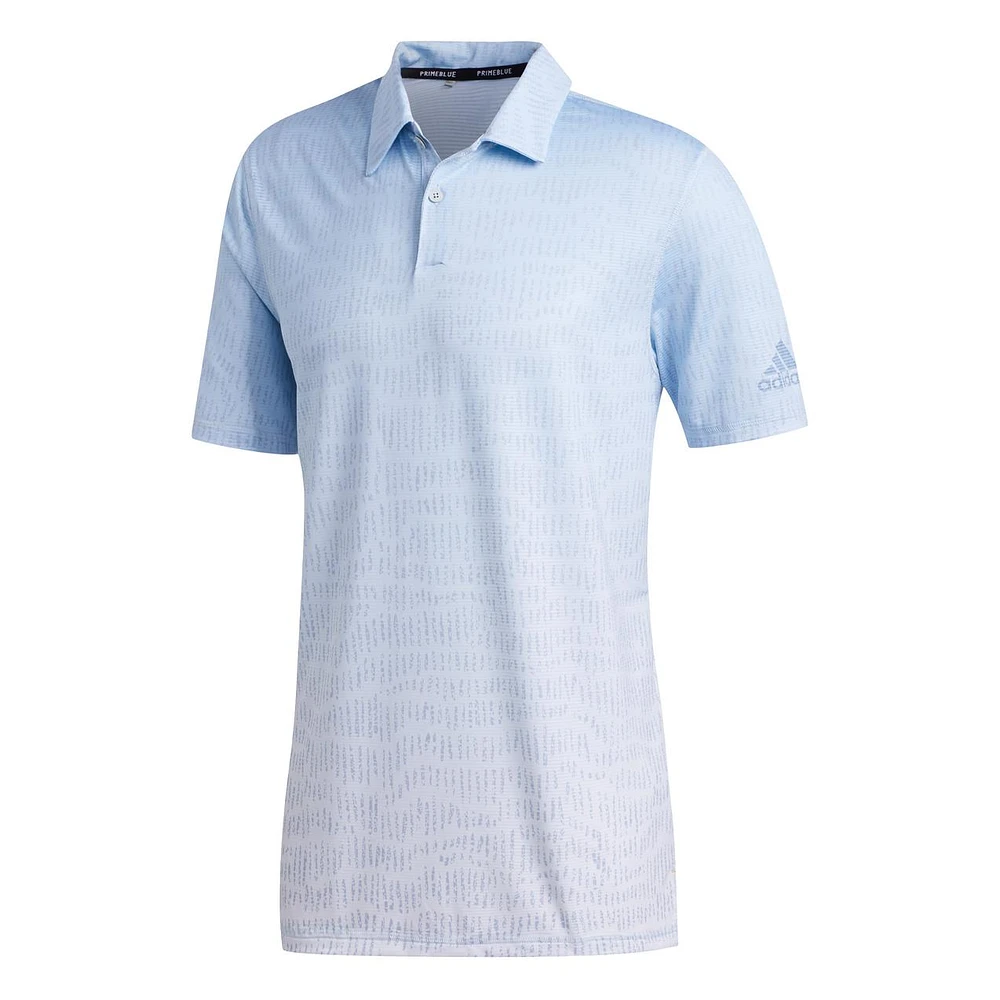 Men's Primeblue Blocked Short Sleeve Polo