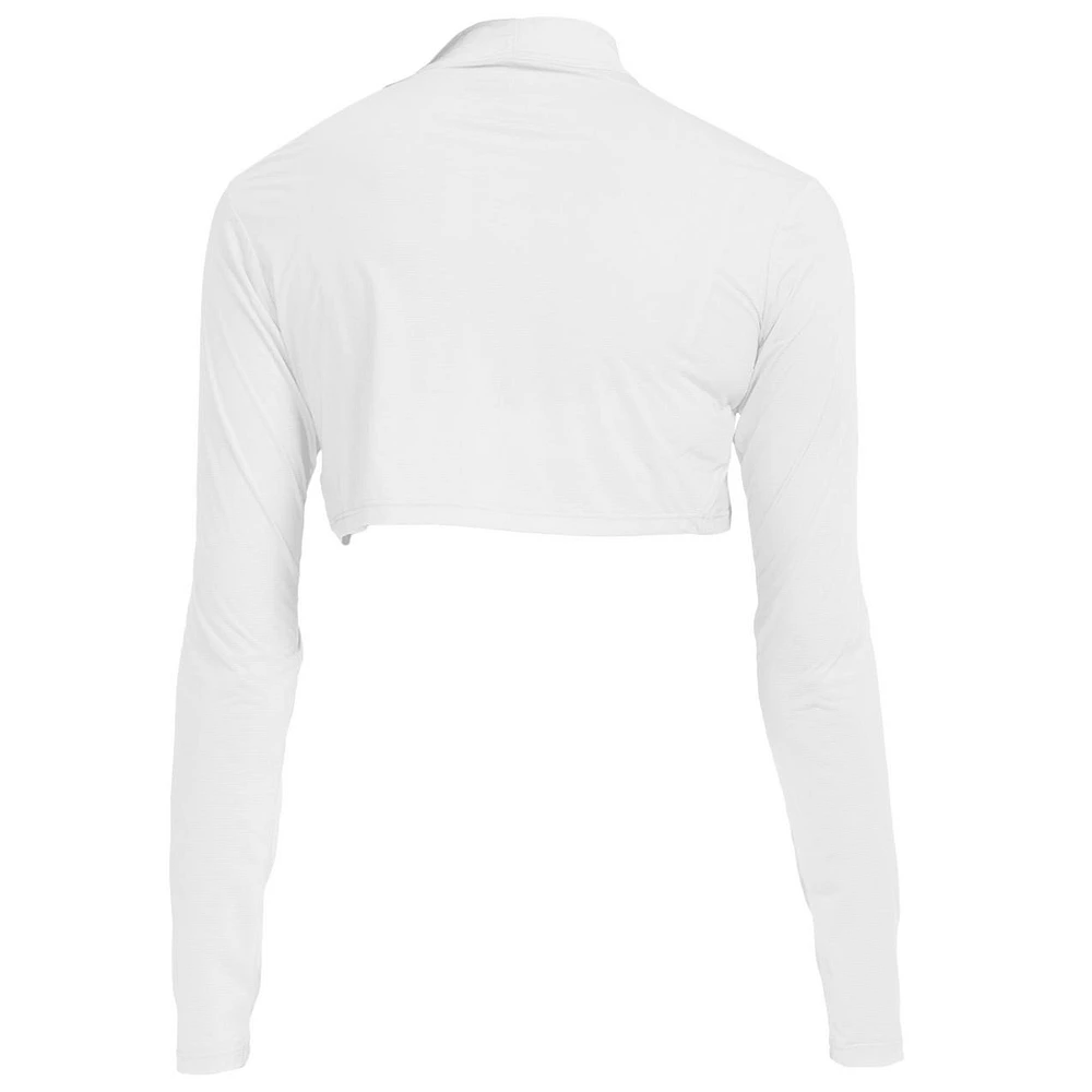 Women's Sunsense Sun Protection Crop Mock Neck Long Sleeve Top