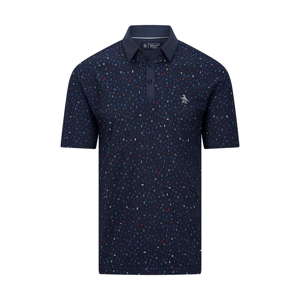 Men's Spelling Pete Short Sleeve Polo