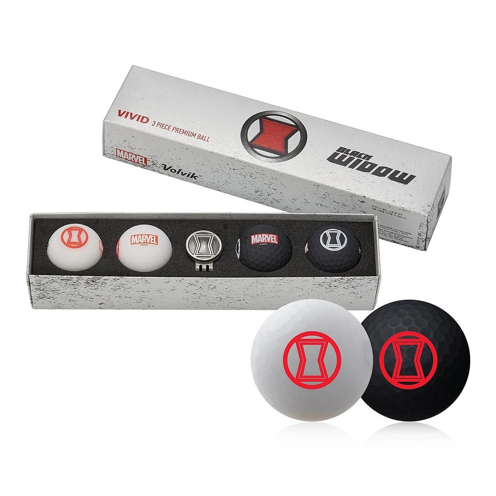 Marvel Vivid 4 Pack Gift Set Golf Balls