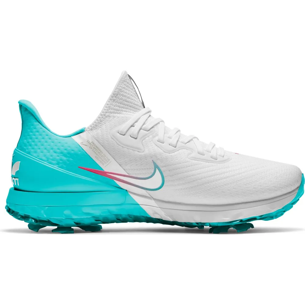 Men's Air Zoom Infinity Tour Spiked Golf Shoe - Ivory/Blue