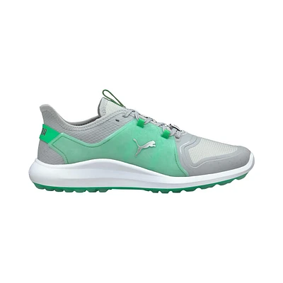 Men's Ignite Fasten 8 Flash FM Limited Edition Spikeless Golf Shoe - Grey/Light Green