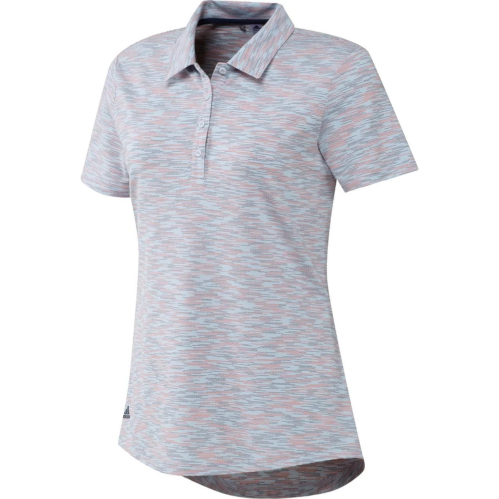 Women's Space Dye Short Sleeve Polo