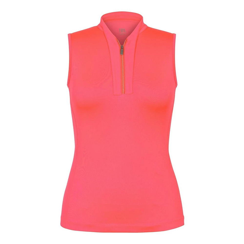 Women's Tilly Zip Sleeveless Top