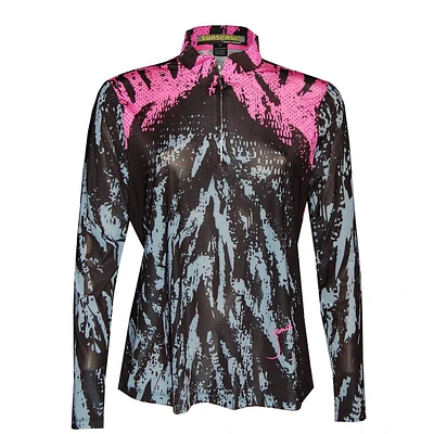 Women's Sunsense UPF Tiger Print Long Sleeve Top