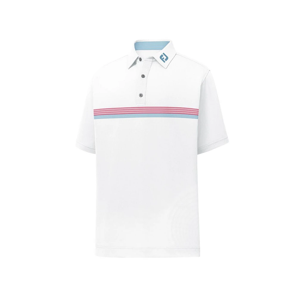 Men's Lisle Chestband Short Sleeve Polo