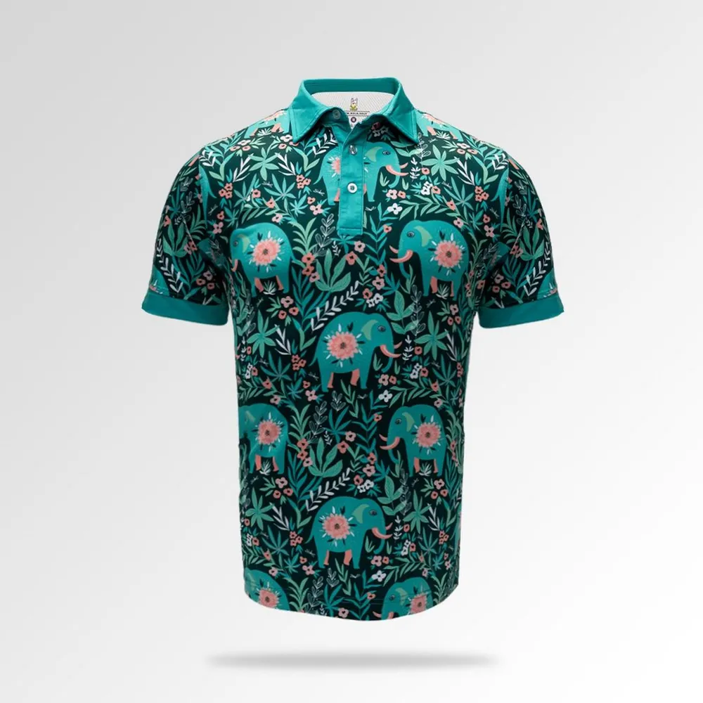 Men's Elephant in the Room Short Sleeve Polo