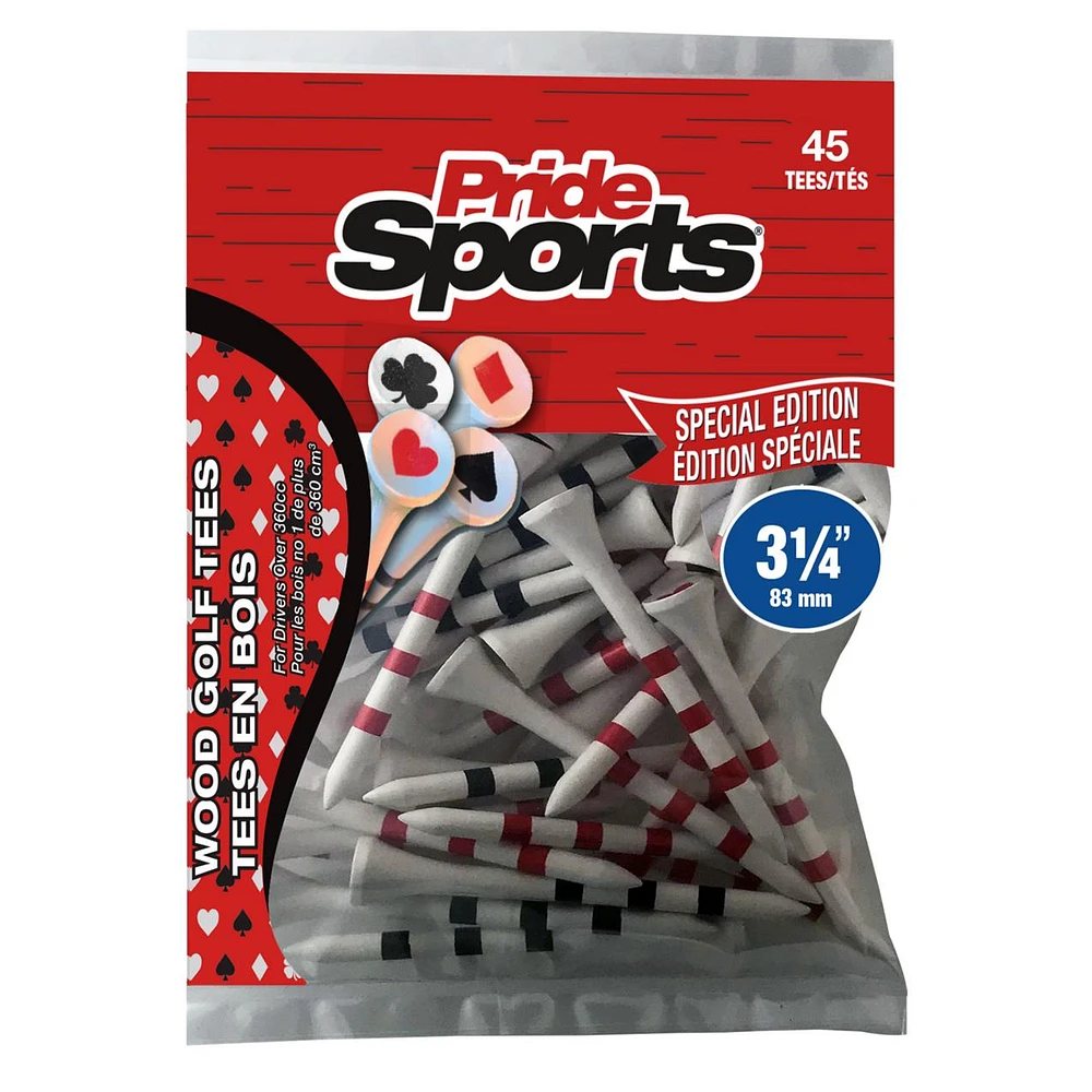 Playing Card Tees 3 1/4IN (45 Count)