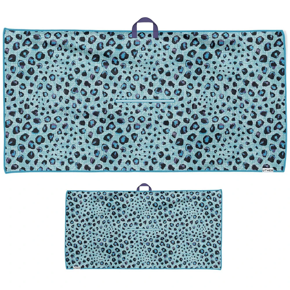 Electric Leopard Microfiber Tour Towel