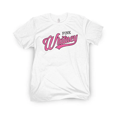 Men's Pink Whitney Big Logo T-Shirt