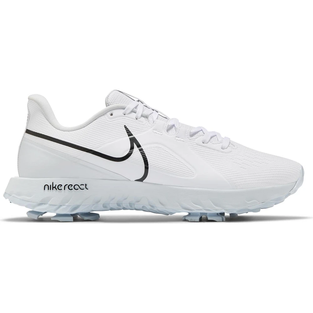 Men's React Infinity Pro Spiked Golf Shoe-White/Black/Platinum